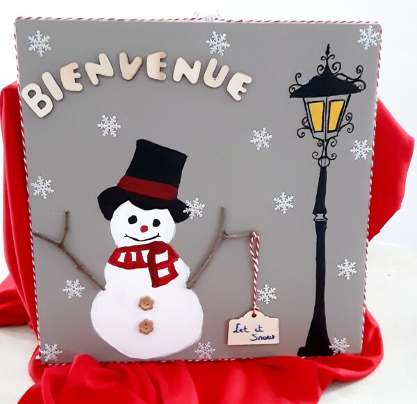 TABLEAU BONHOMME DE NEIGE